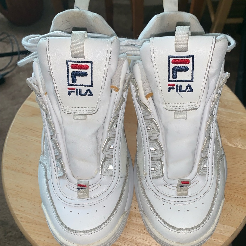 COPY - (Loved with life left♥️) White fila sneakers